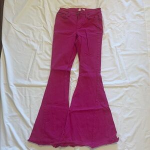 Shyanne Bold Magenta Bootcut Jeans